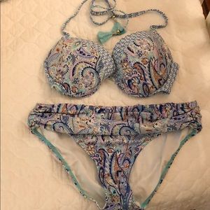 Victoria’s Secret Heavenly Halter Bikini 34DD/M
